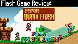 Super Mario Flash & Super Mario Flash 2 - Flash Game Review