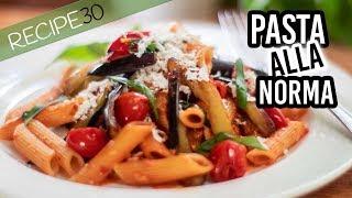 Pasta alla Norma  Fried eggplant and tomato pasta