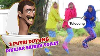 24 JAM PAKE EKOR DUYUNG DIKEJAR SKIBIDI TOILET  CHIKAKU FAMILY