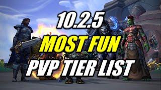 10.2.5 Definitive MOST FUN PVP Spec Tier List