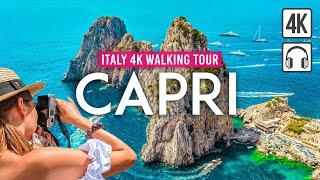Capri 4K Walking Tour Italy - 3h Tour with Captions & Immersive Sound 4K Ultra HD60fps