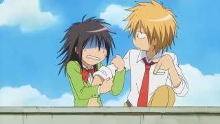 Usui Misaki First Kiss scene kaichou Wa Maid-Sama  Eng Dub 