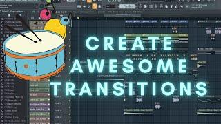 How to create awesome transitions with risers impacts cymbals and drum rolls