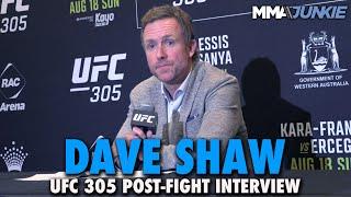 UFC Exec Dave Shaw Recaps UFC 305 Reacts to Judge Being Pulled After Sketchy 30-27 Scorecard