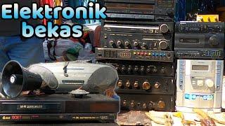 Stok elektronik bekas di pasar loak jatinegara 30 juni 2024