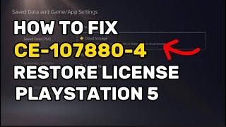 How To Fix PS5 Error  CE-107880-4 Something Went Wrong PlayStation 5