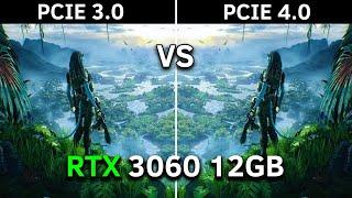 PCIe 3.0 vs PCIe 4.0  GeForce RTX 3060 12GB  Test In 12 Games