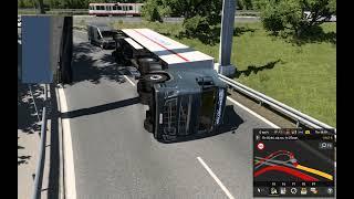 НЕ ВОШЕЛ В ПОВОРОТ 90 кмч - Euro Truck Simulator 2