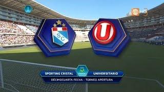 Sporting Cristal vs Universitario Partido Completo  Fecha 14 Torneo Descentralizado