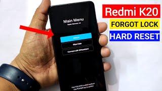 Redmi K20 Screen UnlockHard ResetPassword Unlock - 100% Working Method