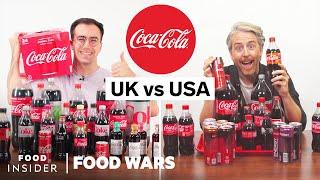 US vs UK Coca-Cola  Food Wars  Food Insider