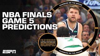NBA FINALS GAME 5 PREDICTIONS I think Luka & the Mavs are READY  Numbers on the Board