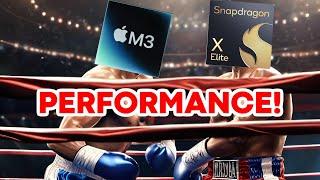 Apple M3 vs Snapdragon X Elite - Performance