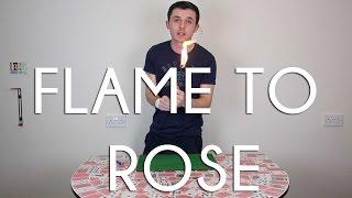 Flame To Rose Magic Trick