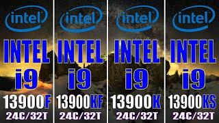 INTEL i9 13900F vs INTEL i9 13900KF vs INTEL i9 13900K vs INTEL i9 13900KS