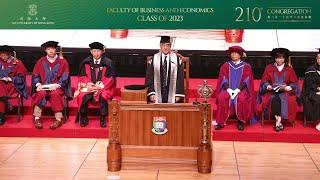 Full Version HKU 210th Congregation - Faculty of Business and Economics Summer Session 1