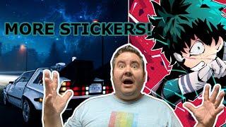 My Hero Academia & Back To The Future Stickers  Unboxing & Review  AliExpress Buys