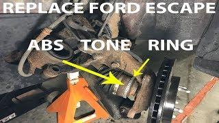 Replace 2008 Ford Escape Front ABS Tone Ring