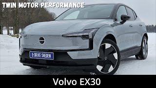 2024 Volvo EX30 Twin Motor Performance 428hp  Walkaround  Acceleration  Fly by  Range test  4K