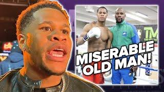 Devin Haney LASHES OUT at HATER Floyd Mayweather over Gerovonta leaked sparring by Ryan Garcia
