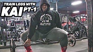 Train with Kai Part 1 Kai Greene Train Legs with Nick Trigili At PowerHouse Gym