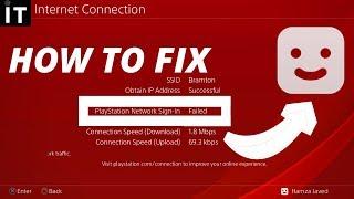 HOW TO FIX PSN SIGN IN FAILED PS4 EASIEST WAY