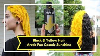 Yellow Hair With Arctic Fox Cosmic Sunshine  Mallichite