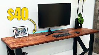 How to Build a Budget Desk -  Step-by-Step DIY