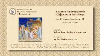 O POKORZE – ks. Grzegorz Śniadoch IBP – 6 stycznia 2020 r.