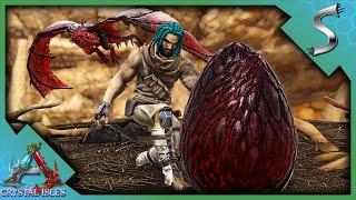 YOU CAN FIND THEIR EGGS? STEALING A BLOOD CRYSTAL WYVERN HEIR EGG - Ark Crystal Isles DLC E4