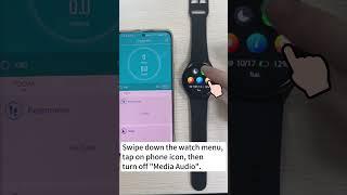 How to turn off the microphone speaker on the watch