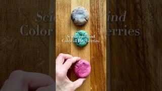 How to change the colors of blueberries in baking #baking#blueberry #cookies #foodscience