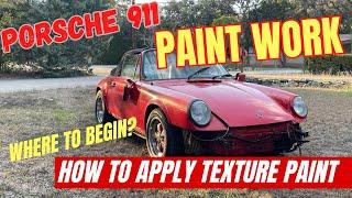 Getting that Nice Factory Texture.  Porsche 911