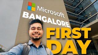 First Day at Microsoft Bangalore   Day in the life working from Bangalore office