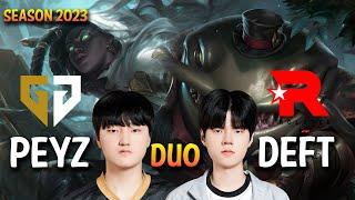 KT Deft Duo GEN Peyz - SENNATAHM KENCH Bot - Patch 13.23 KR Ranked