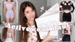 Cute Workout  Gym Activewear Fashion Try- On Haul  Ft. WISKII ACTIVE