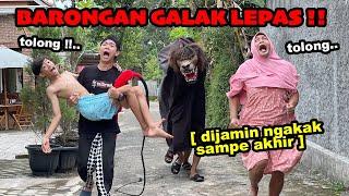 BARONGAN GALAK LEPAS  satu kampung kabur semua  Ngakak poll 