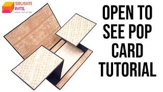 Open To See Pop Card Tutorial by Srushti Patil