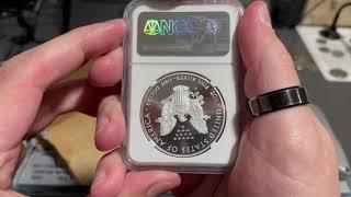 V75 American Silver Eagle NGC Grade Submission Result