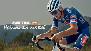 Zwifting with Mathieu van Der Poel Training for a Grand Tour