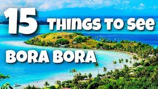 Top 15 Things To See And Do In Bora Bora  Travel Guide To Bora Bora Island  Travel Max