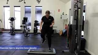 Exercises for bone density by an Exercise Physiologist