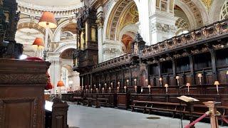 INSIDE ST. PAULS CATHEDRAL AND CRYPT LONDON ENGLAND 4K