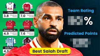 BEST SALAH DRAFT  Fantasy Premier League 202425