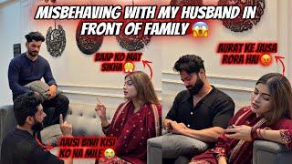 Misbehaving With My Husband  Biwi Rude behaviour  se Abresh Rone Laga  Fokats  Abresh & Zeeshan