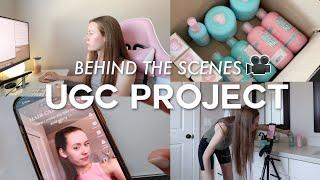 BEHIND THE SCENES of a UGC content creation project    how i plan film and post tiktok content