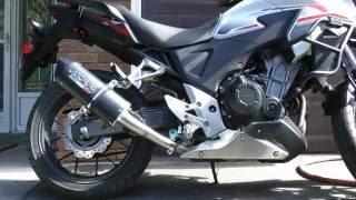 2015 CB500X with GPR Furore exhaust sound