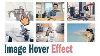 How To Make Text Appear On An Image Hover Effect With HTML & CSS - Web Design Tutorial