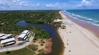 A Drone on the Imbassaí Beach - North Bahia Coast