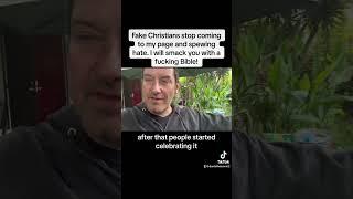 Fake ass Christians need to stop